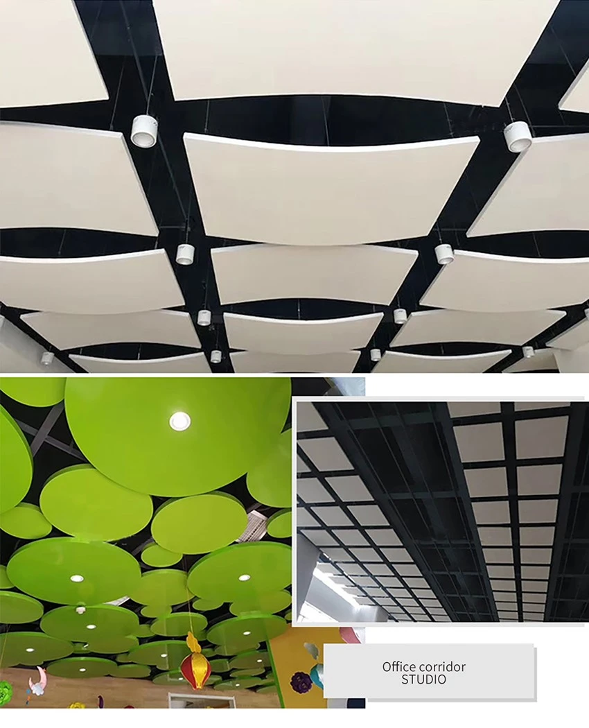 6white soundproof ceiling tiles
